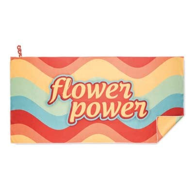 Fully color beach towel with elastic | Custom made