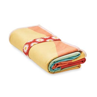 Fully color beach towel with elastic | Custom made